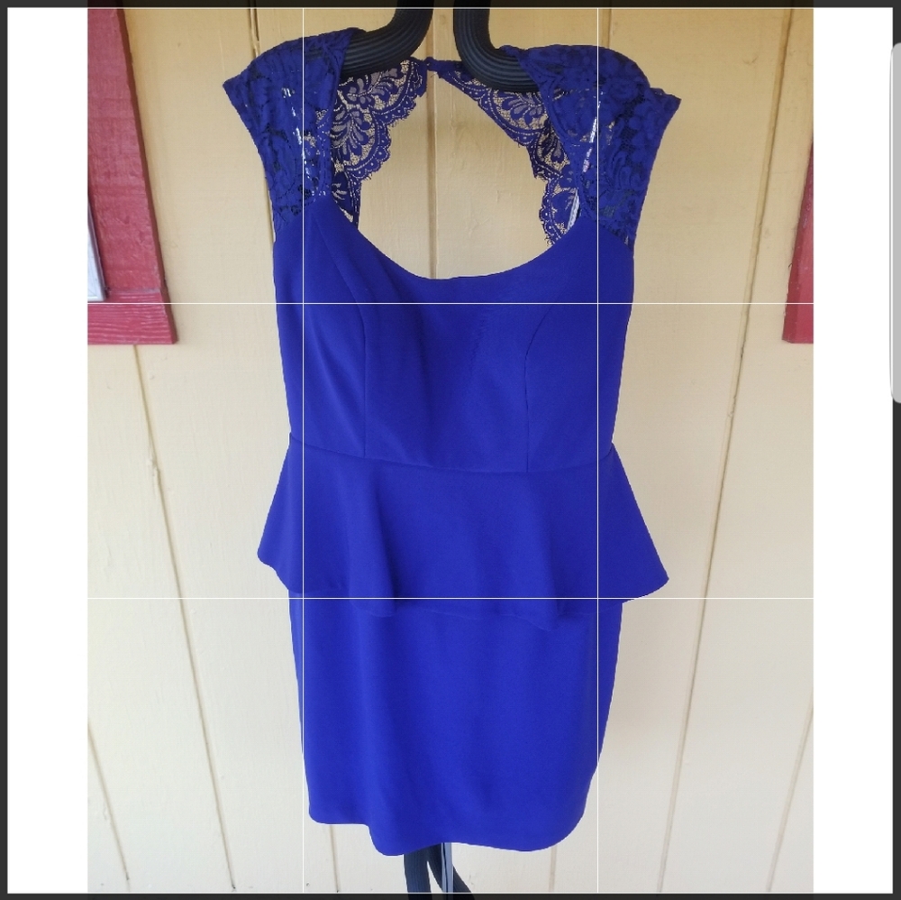 INDIGO PARTY DRESS
